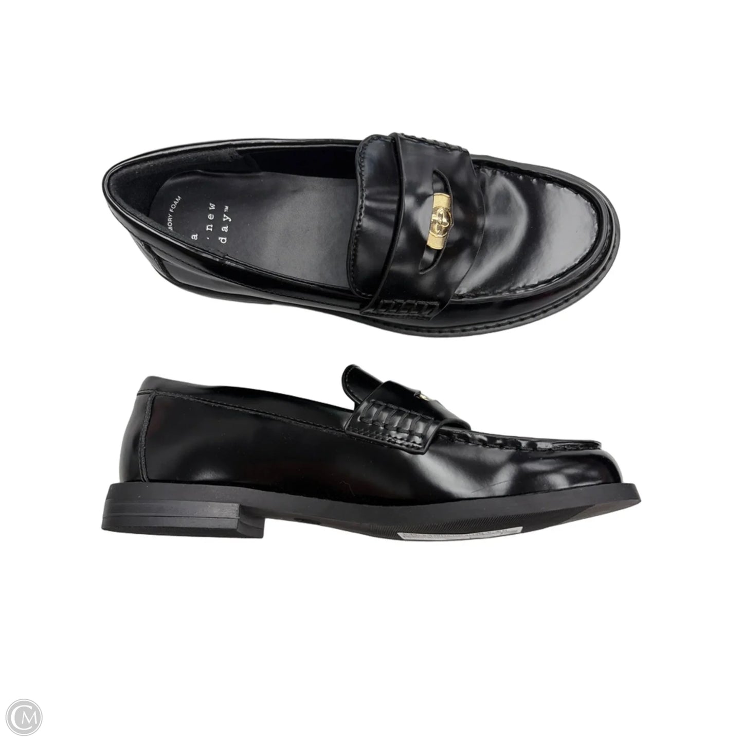Shoes Flats By A New Day In Black, Size: 6
