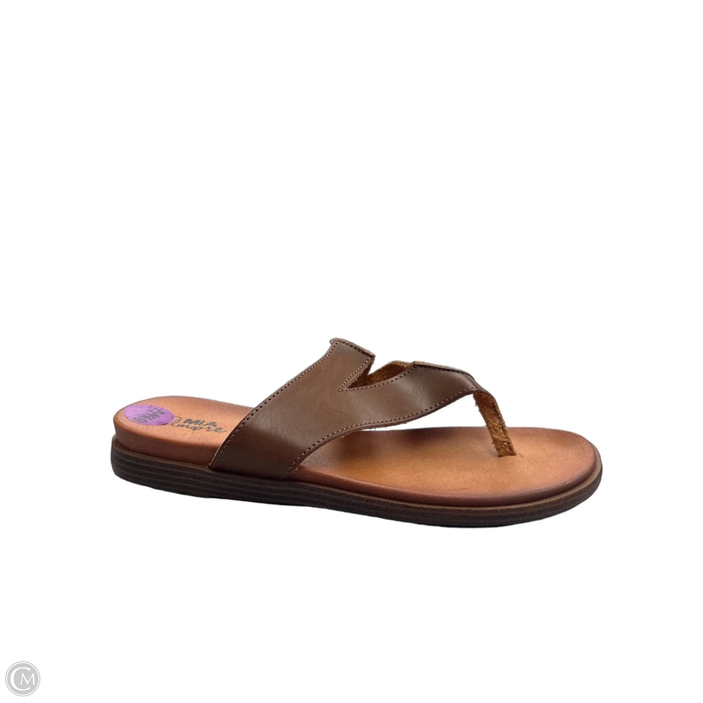 Sandals Flats By Cmf In Brown, Size: 6.5