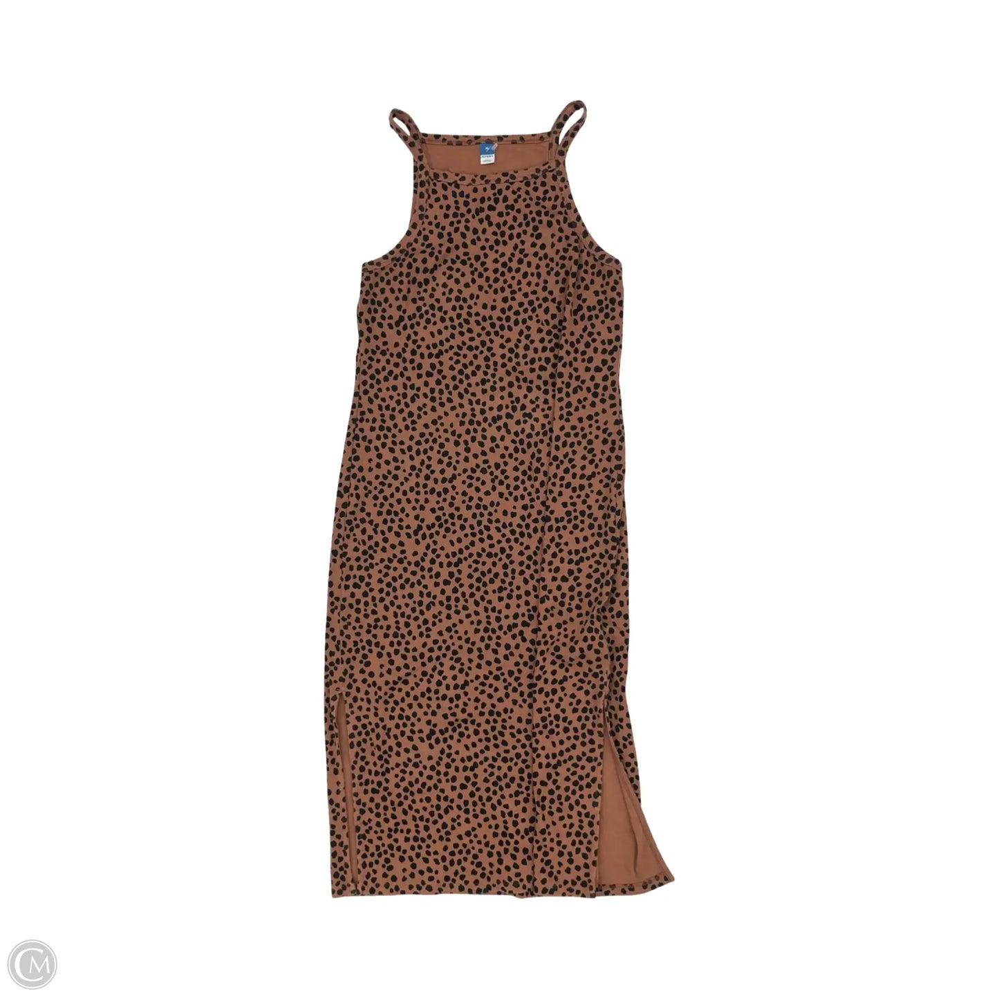 Dress Casual Midi By Old Navy In Leopard Print, Size: Xl