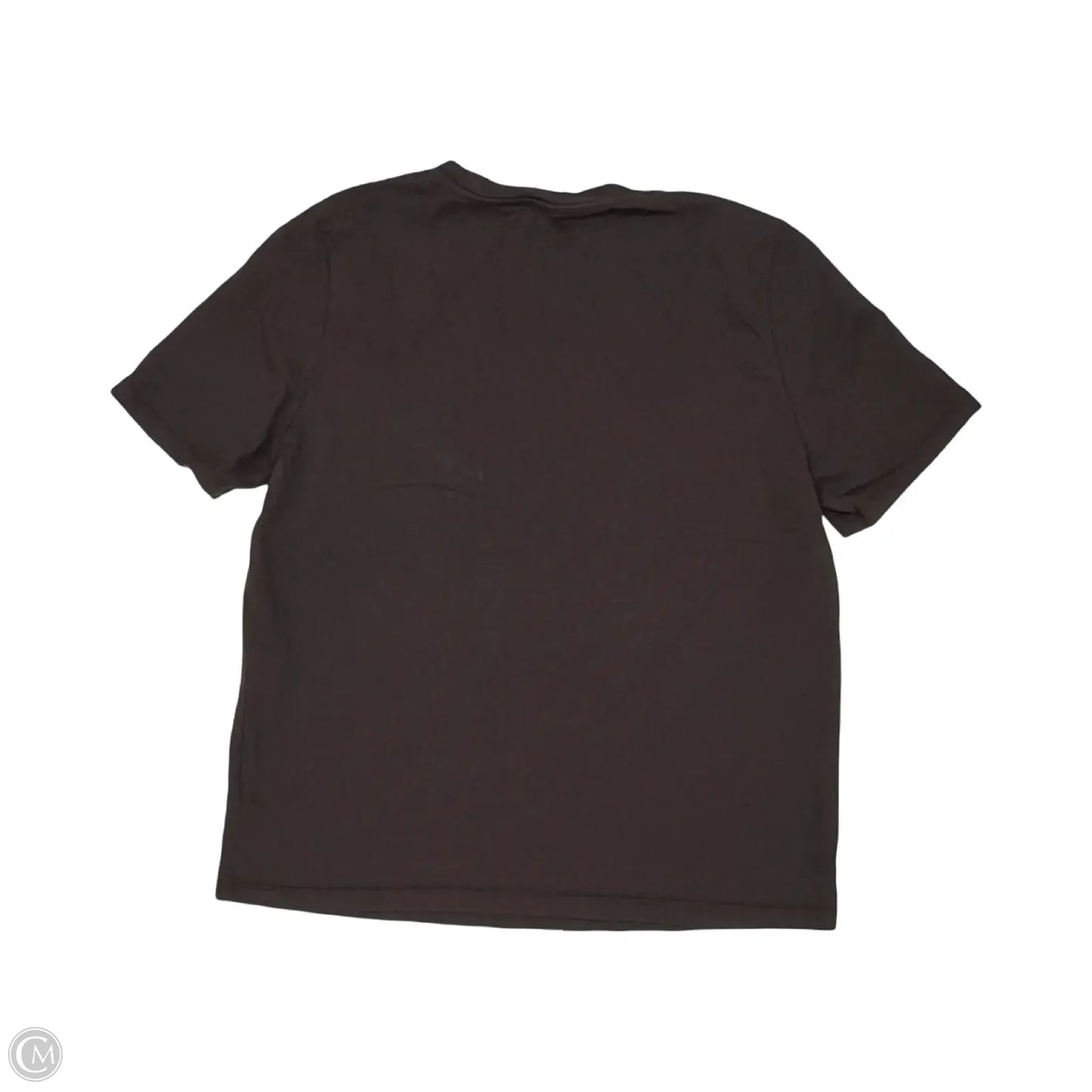 Top Short Sleeve By Zara In Brown, Size: L