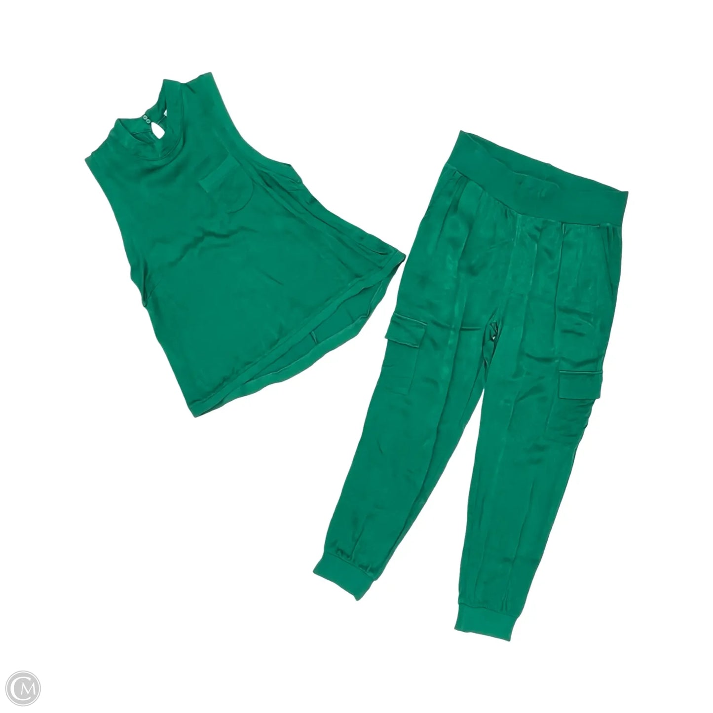 Pants Set 2pc By Clothes Mentor In Green, Size: M
