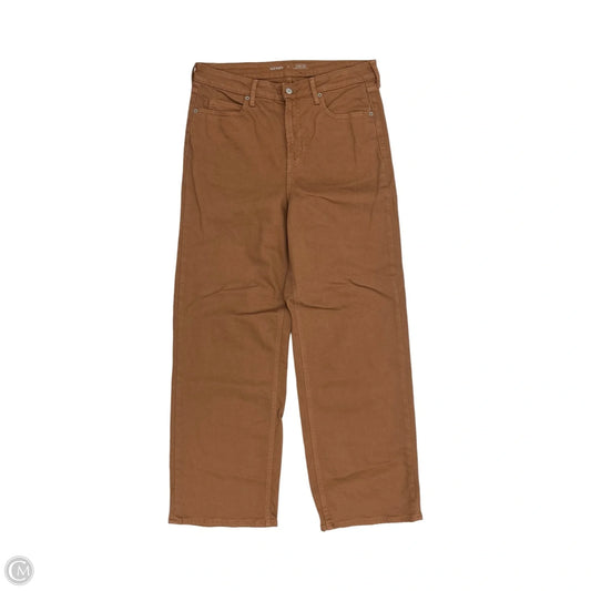 Jeans Wide Leg By Old Navy In Brown Denim, Size: 14