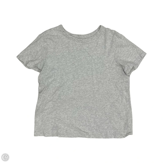 Top Short Sleeve By Old Navy In Grey, Size: L