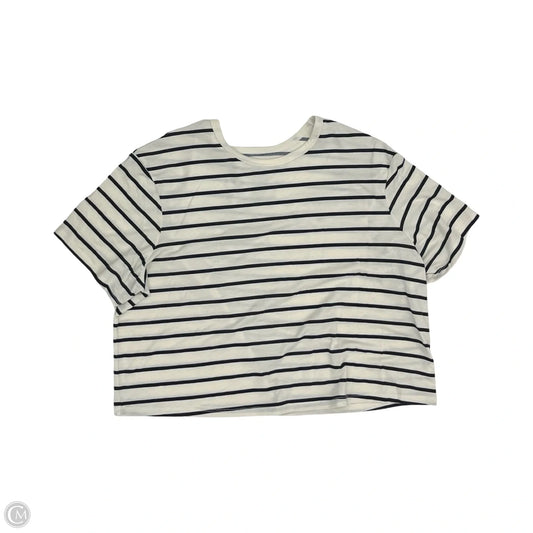 Top Short Sleeve By All In Motion In Black & White, Size: Xl