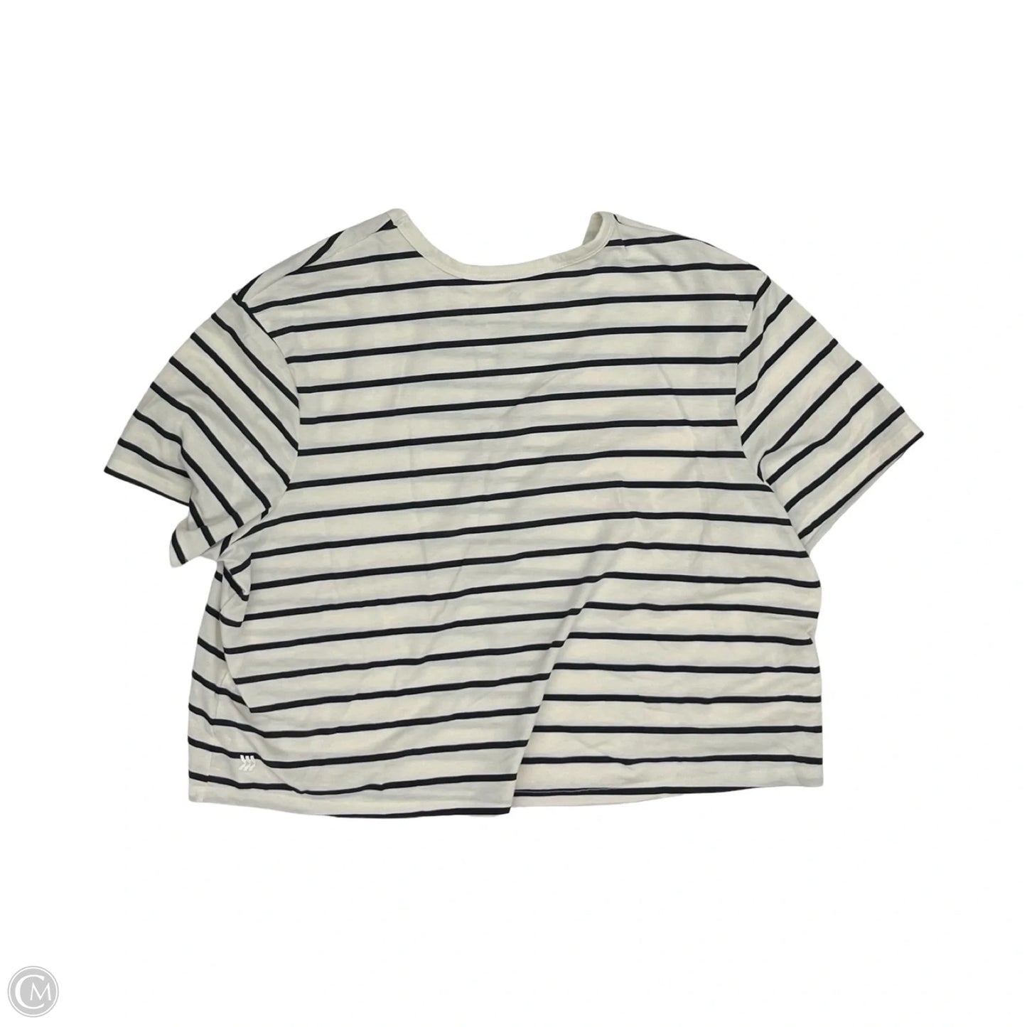Top Short Sleeve By All In Motion In Black & White, Size: Xl