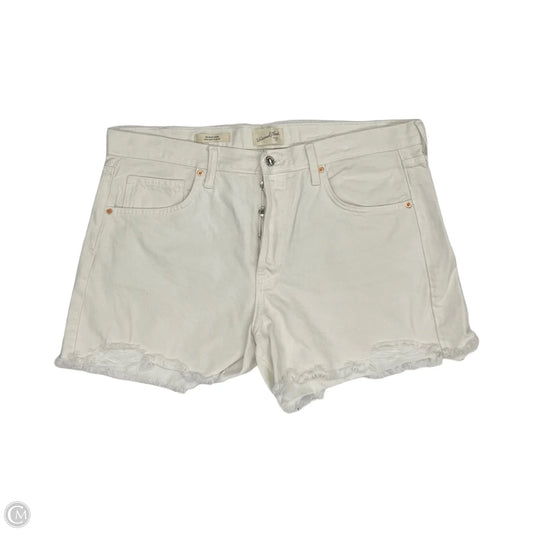 Shorts By Universal Thread In Cream Denim, Size: 14