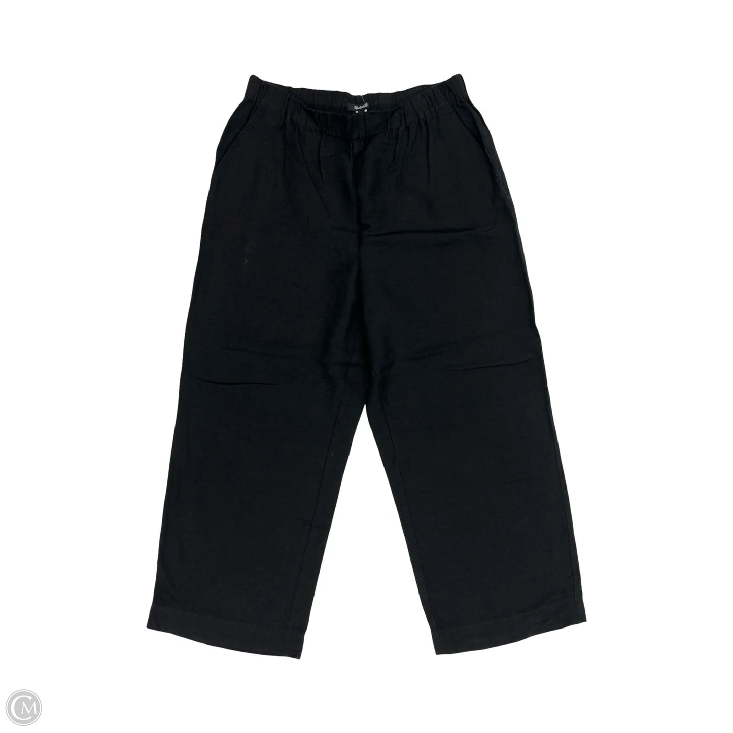 Pants Linen By Madewell In Black, Size: L
