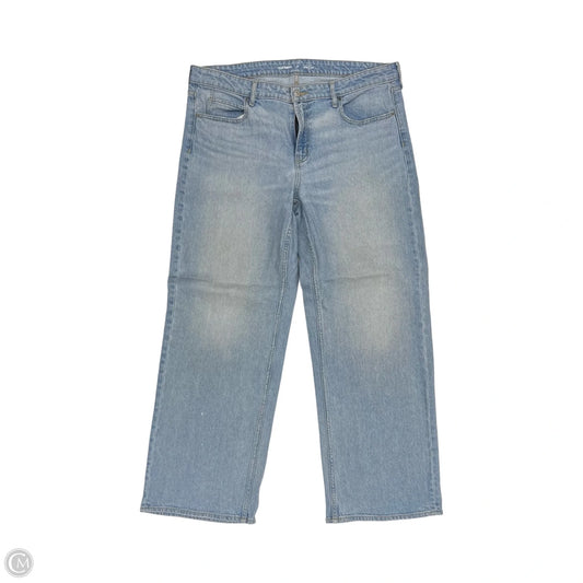 Jeans Wide Leg By Old Navy In Blue Denim, Size: 14