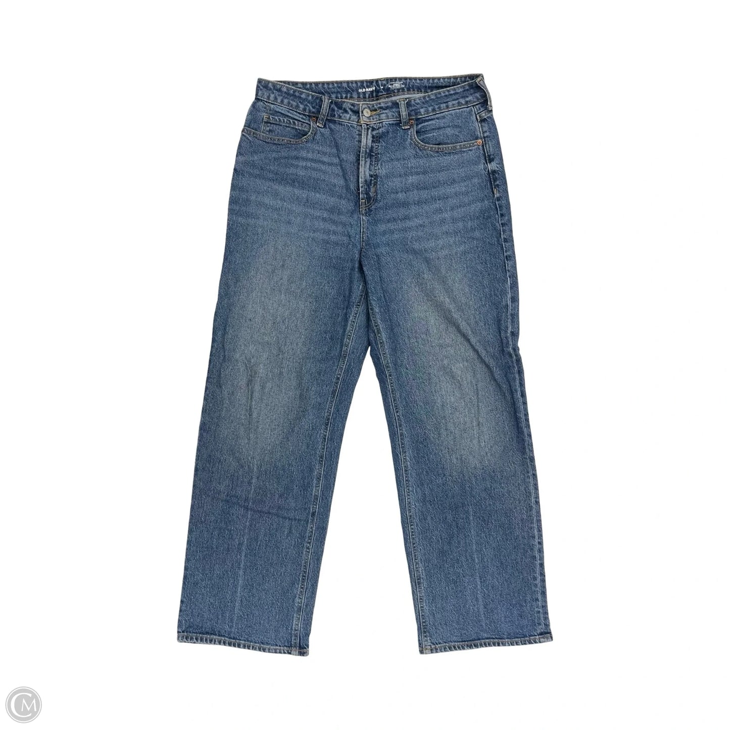 Jeans Wide Leg By Old Navy In Blue Denim, Size: 14