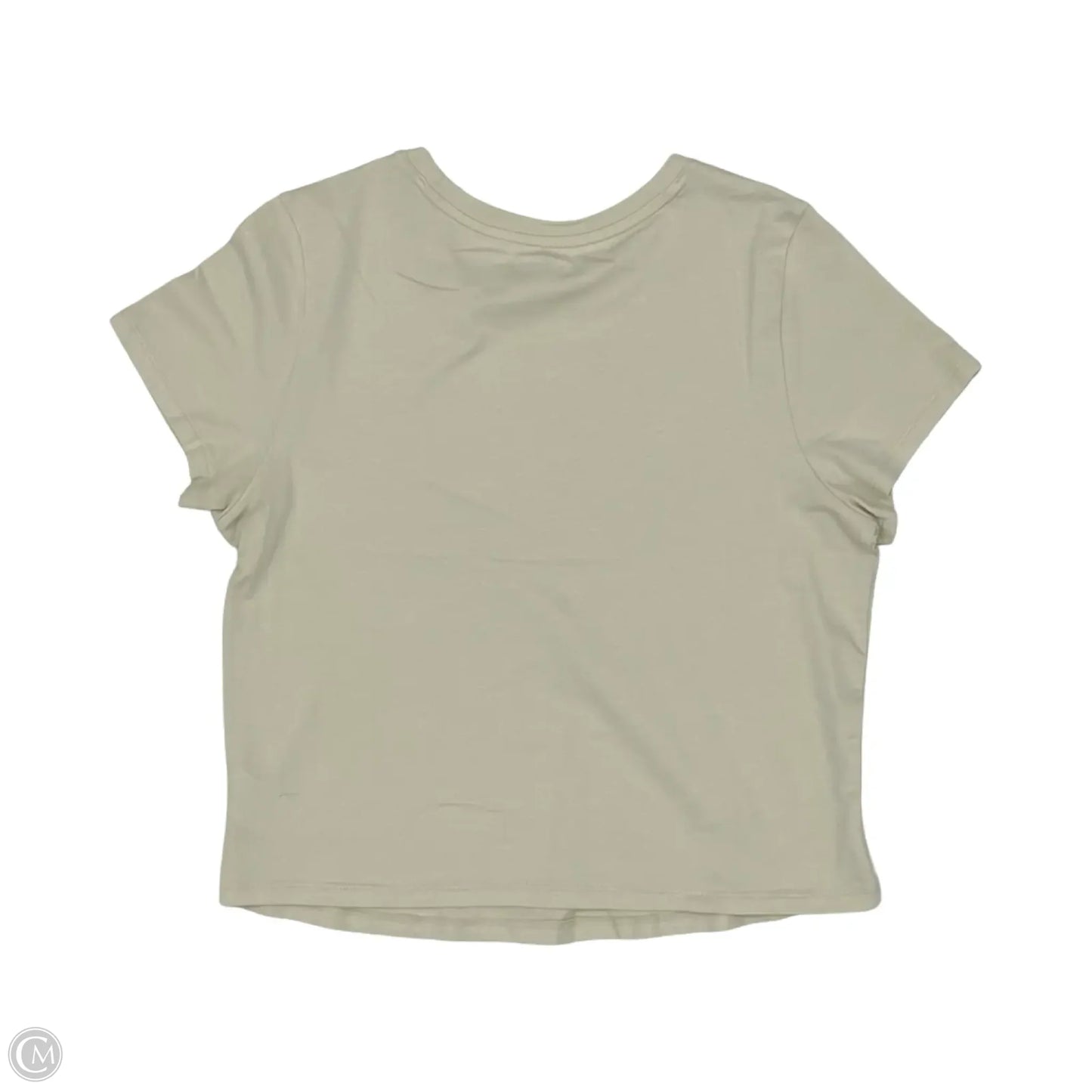 Top Short Sleeve By Old Navy In Tan, Size: L