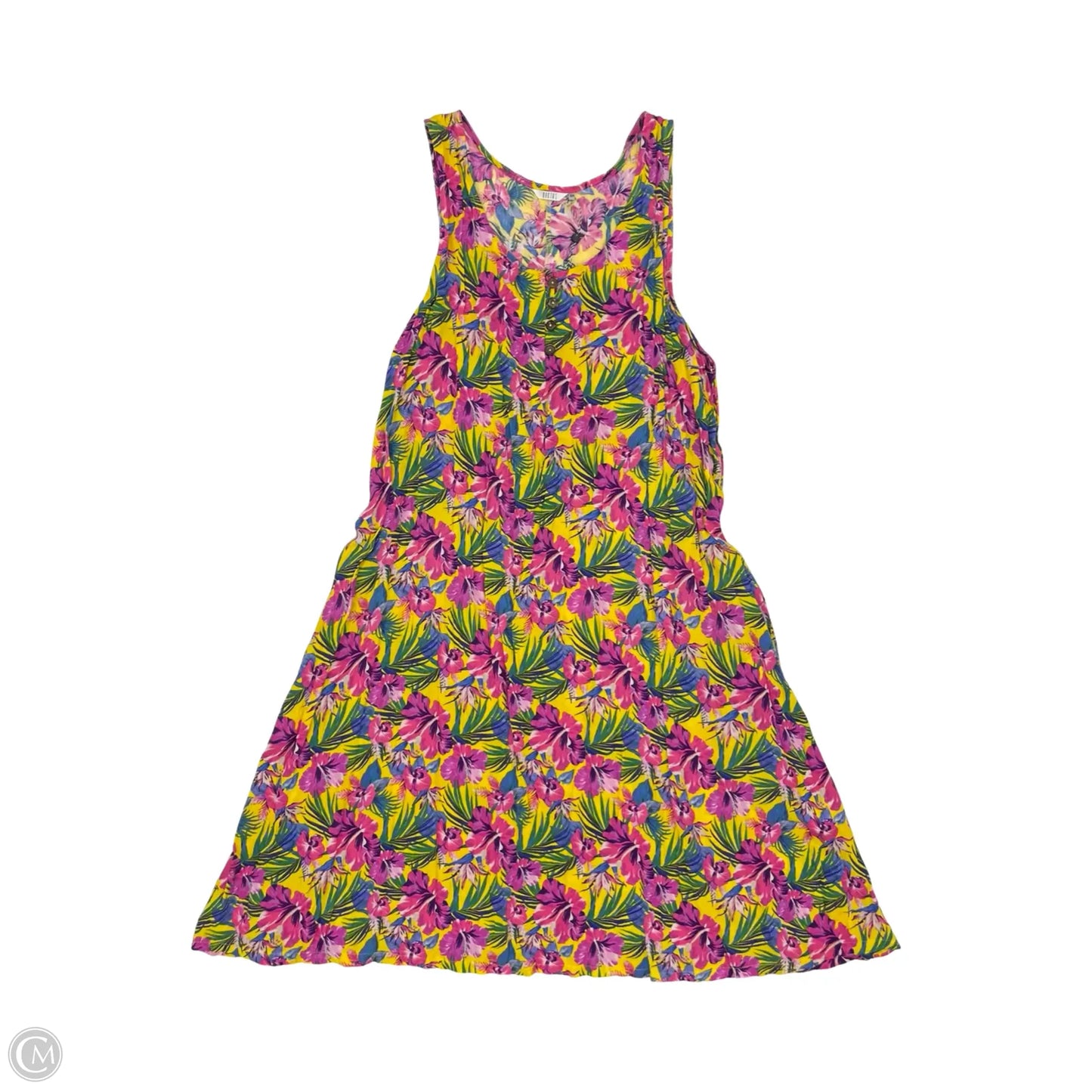 Dress Casual Midi By Kaktus In Floral Print, Size: 3x