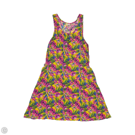 Dress Casual Midi By Kaktus In Floral Print, Size: 3x