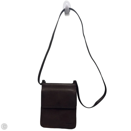 Crossbody Leather By Fossil, Size: Medium