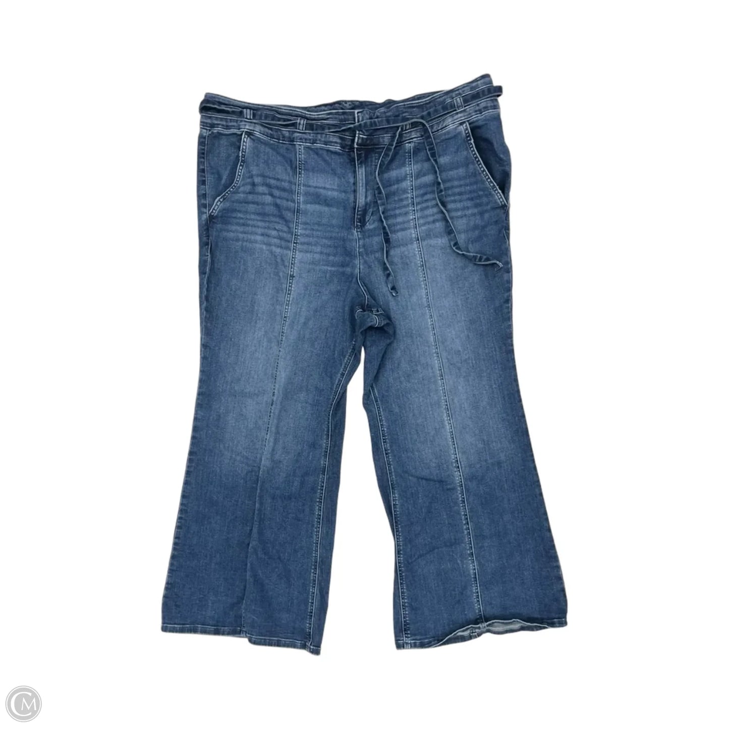 Jeans Wide Leg By Torrid In Blue Denim, Size: 26