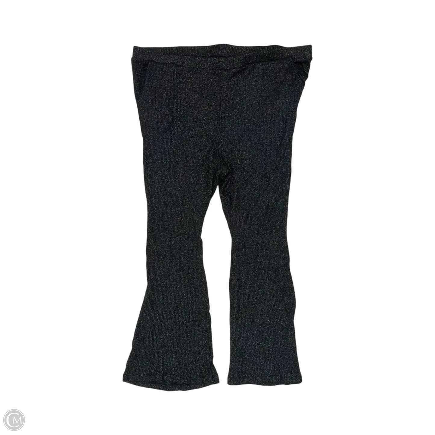 Pants Lounge By Torrid In Black & Silver, Size: 4x