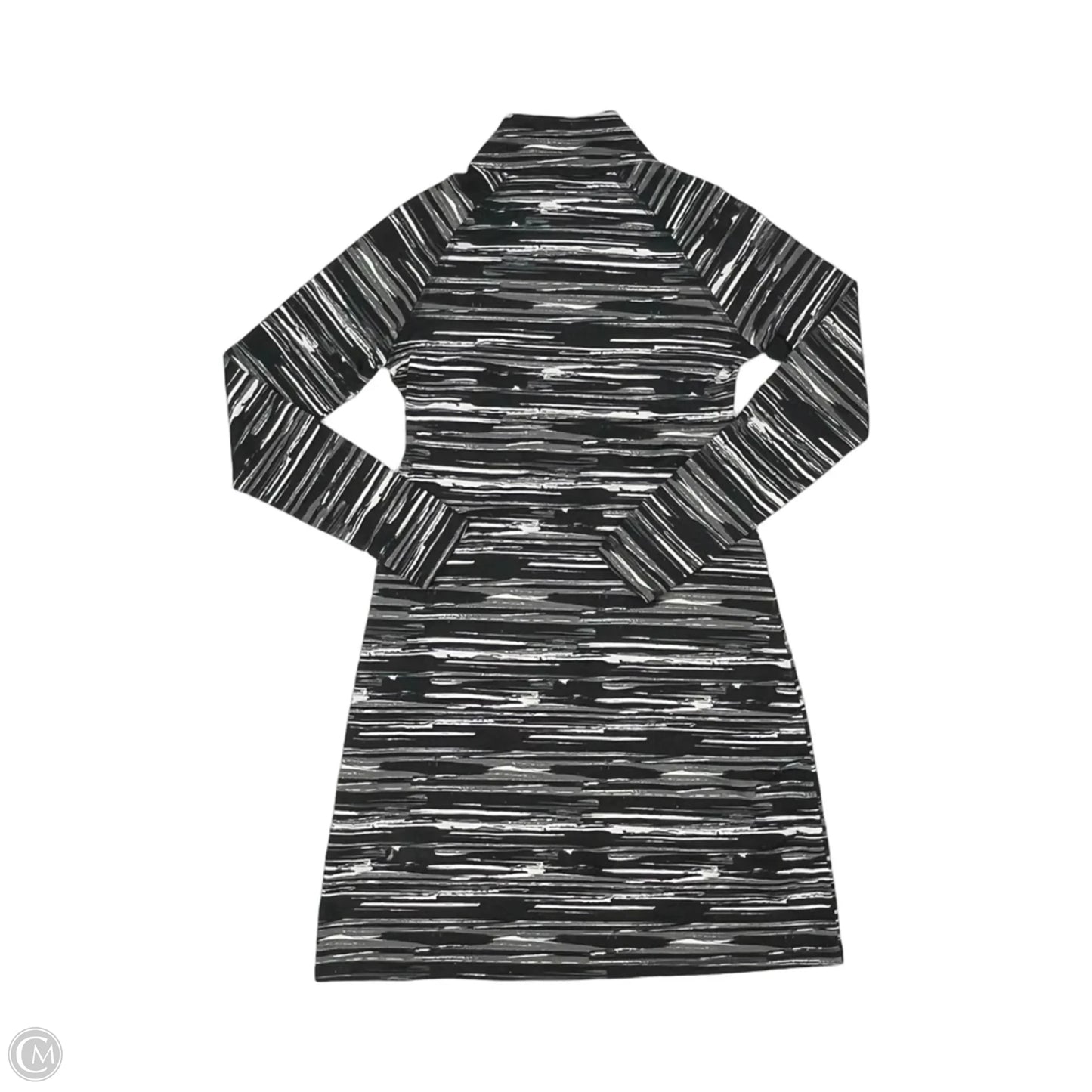 Athletic Dress By Soybu In Black & Grey, Size: Xs