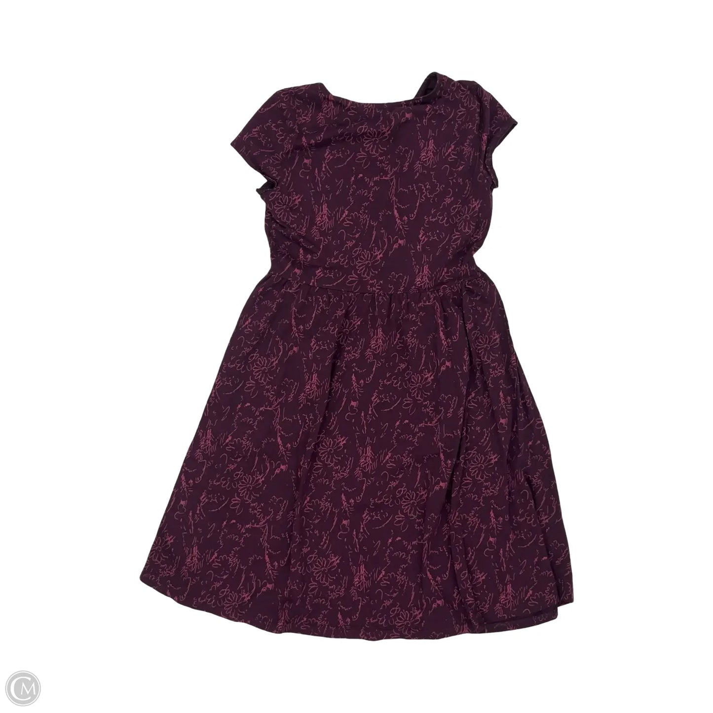 Dress Casual Short By Pact In Purple, Size: L