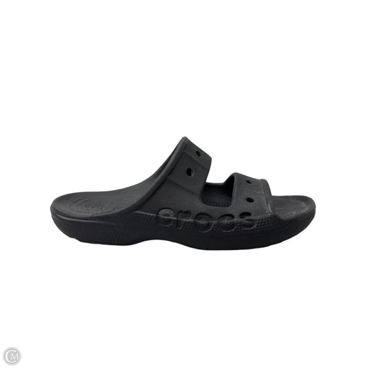 Sandals Sport By Crocs In Black, Size: 10