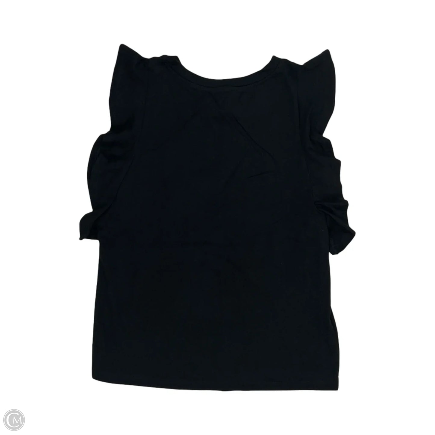 Top Short Sleeve By Loft In Black, Size: M