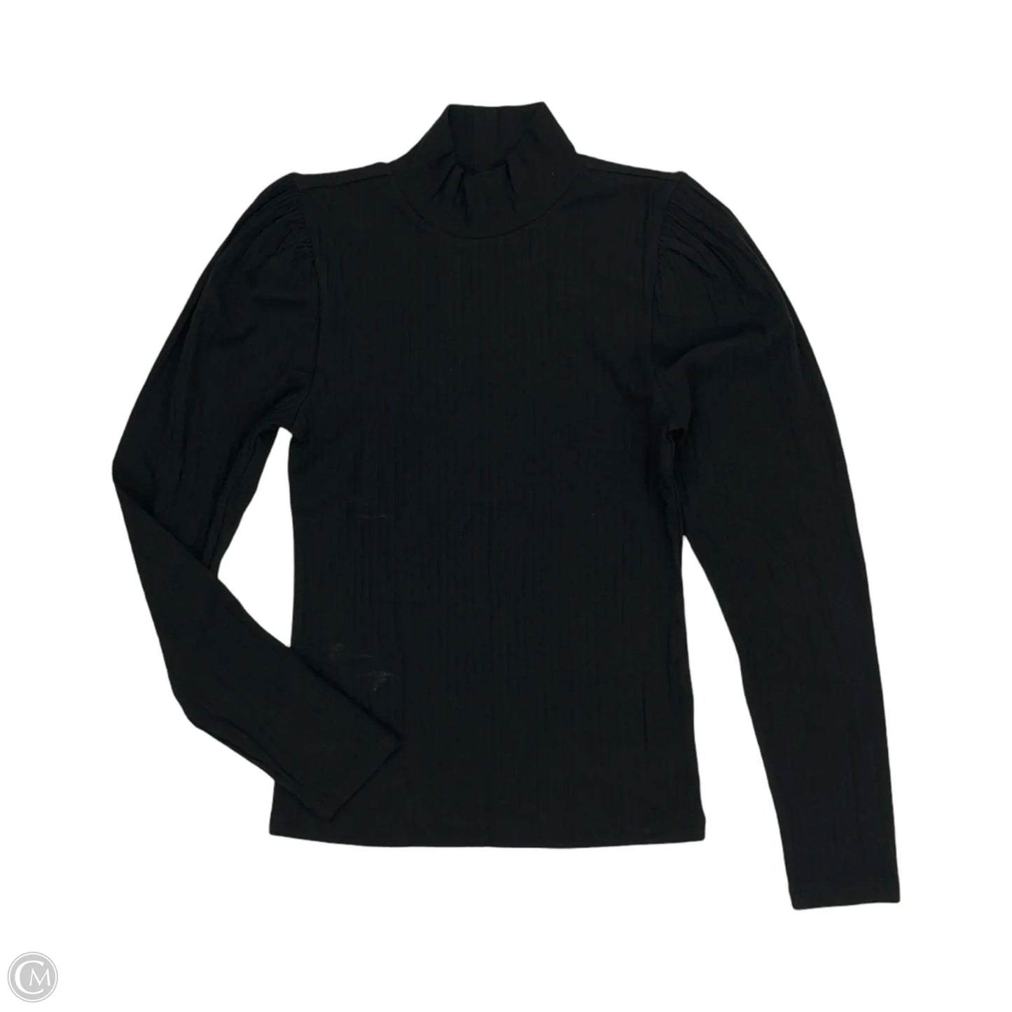 Top Long Sleeve By Gap In Black, Size: M