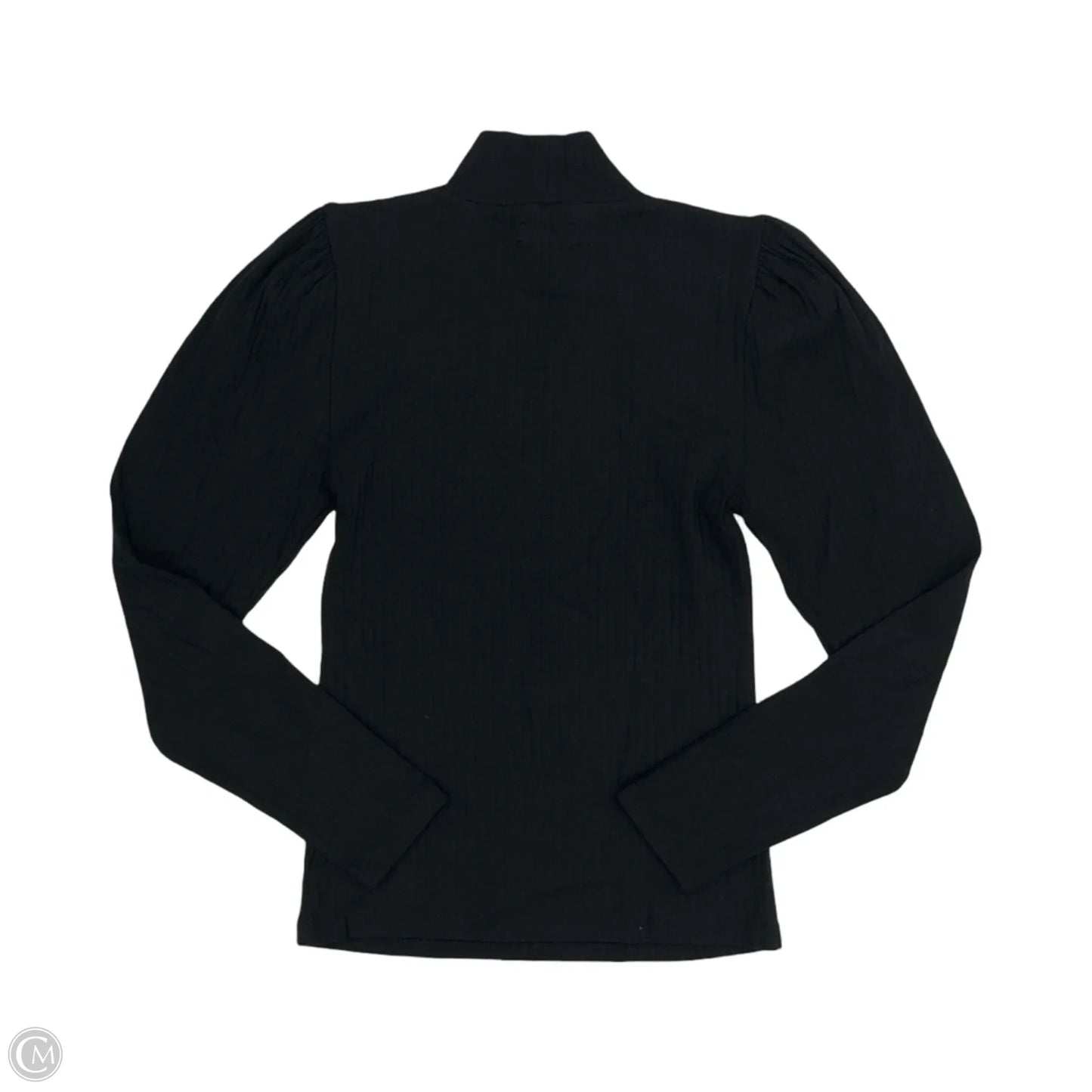 Top Long Sleeve By Gap In Black, Size: M