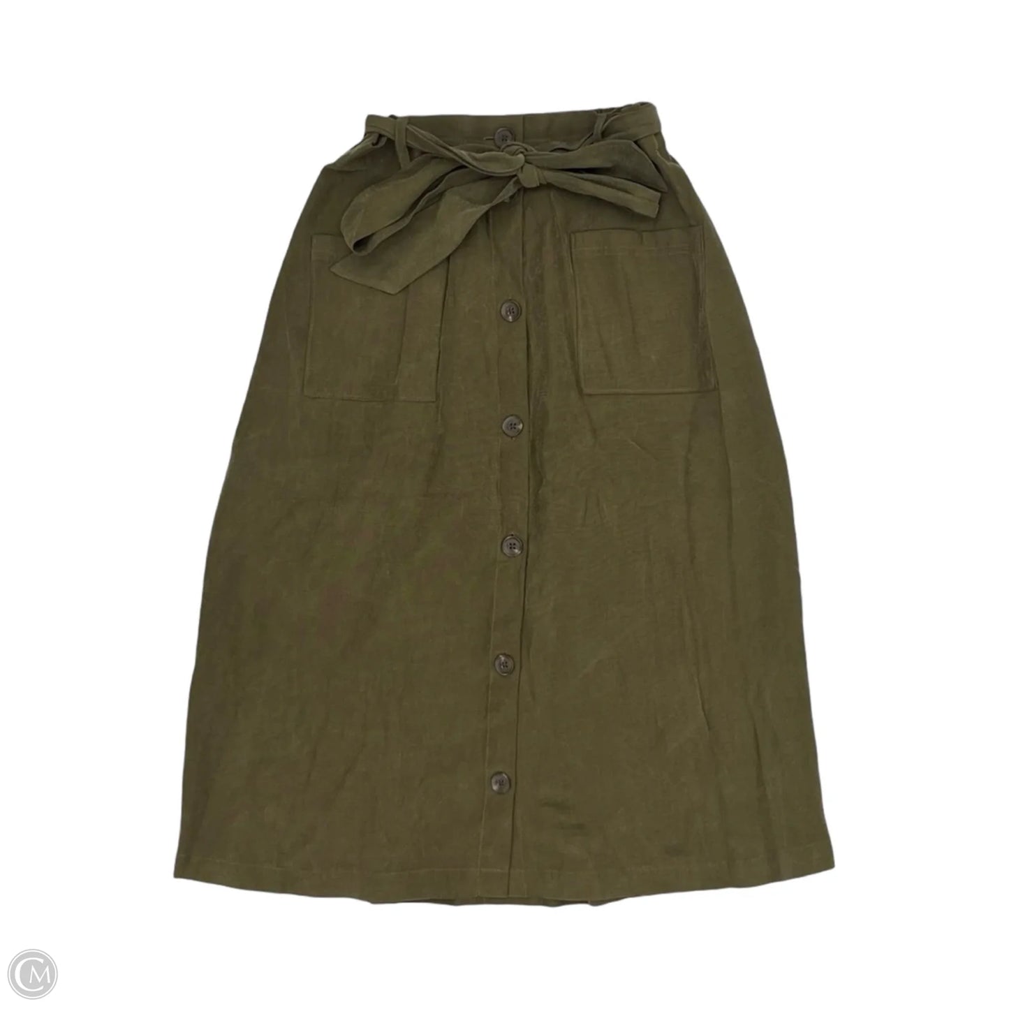 Skirt Midi By Old Navy In Green, Size: S