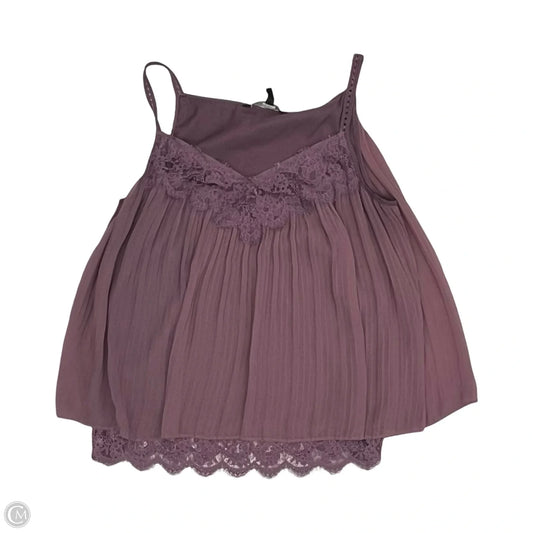 Blouse Sleeveless By White House Black Market In Purple, Size: Xs