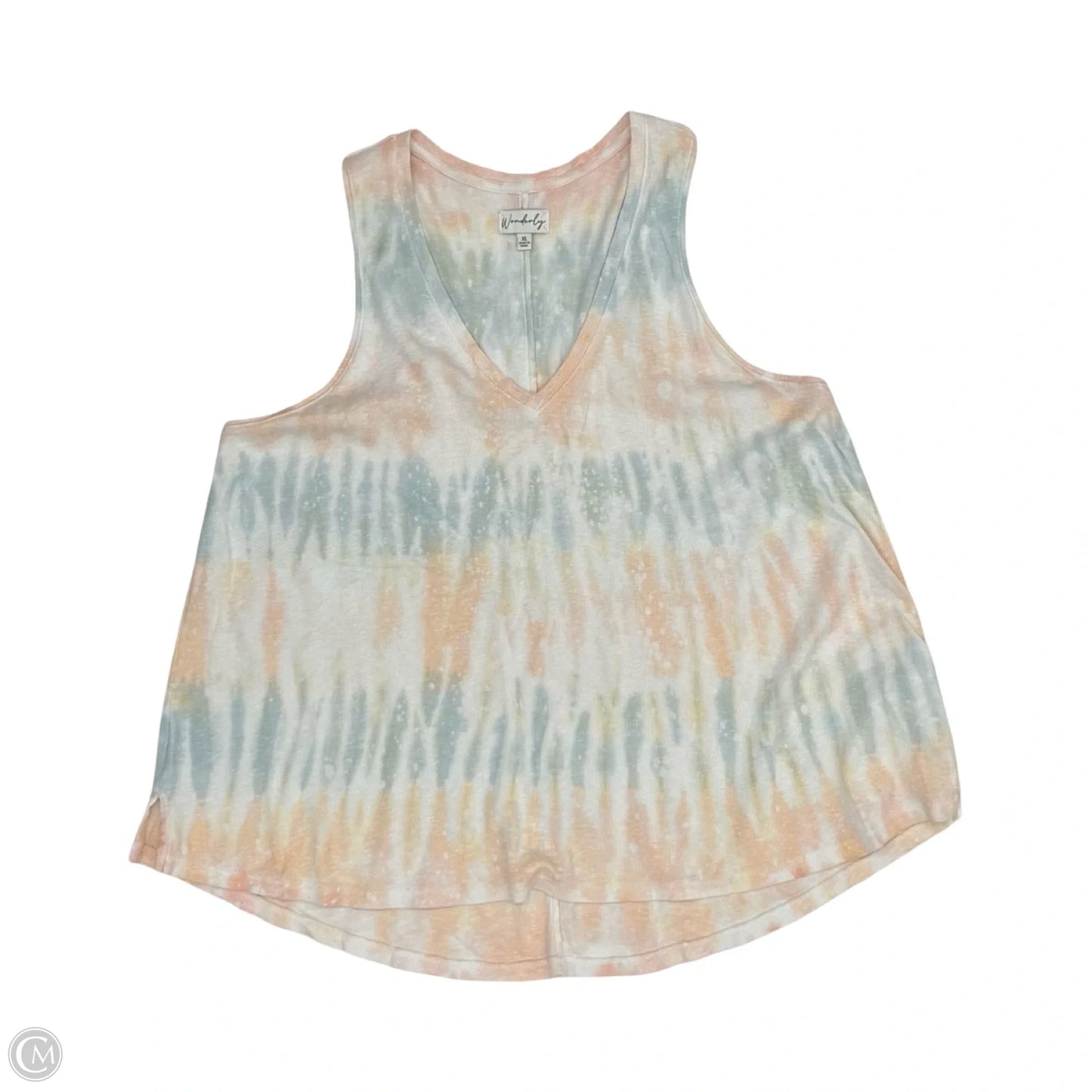 Tank Top By Wonderly In Tie Dye Print, Size: Xl