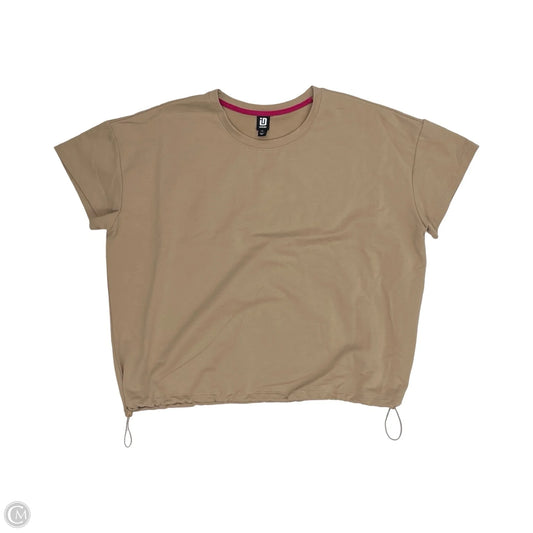 Top Short Sleeve By Ideology In Brown, Size: Xl