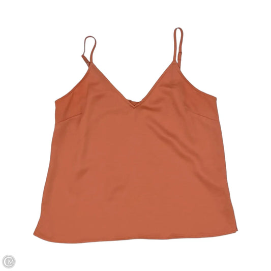 Blouse Sleeveless By A New Day In Orange, Size: S