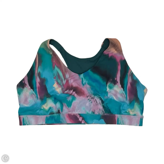 Athletic Bra By Tek Gear In Multi-colored, Size: 3x