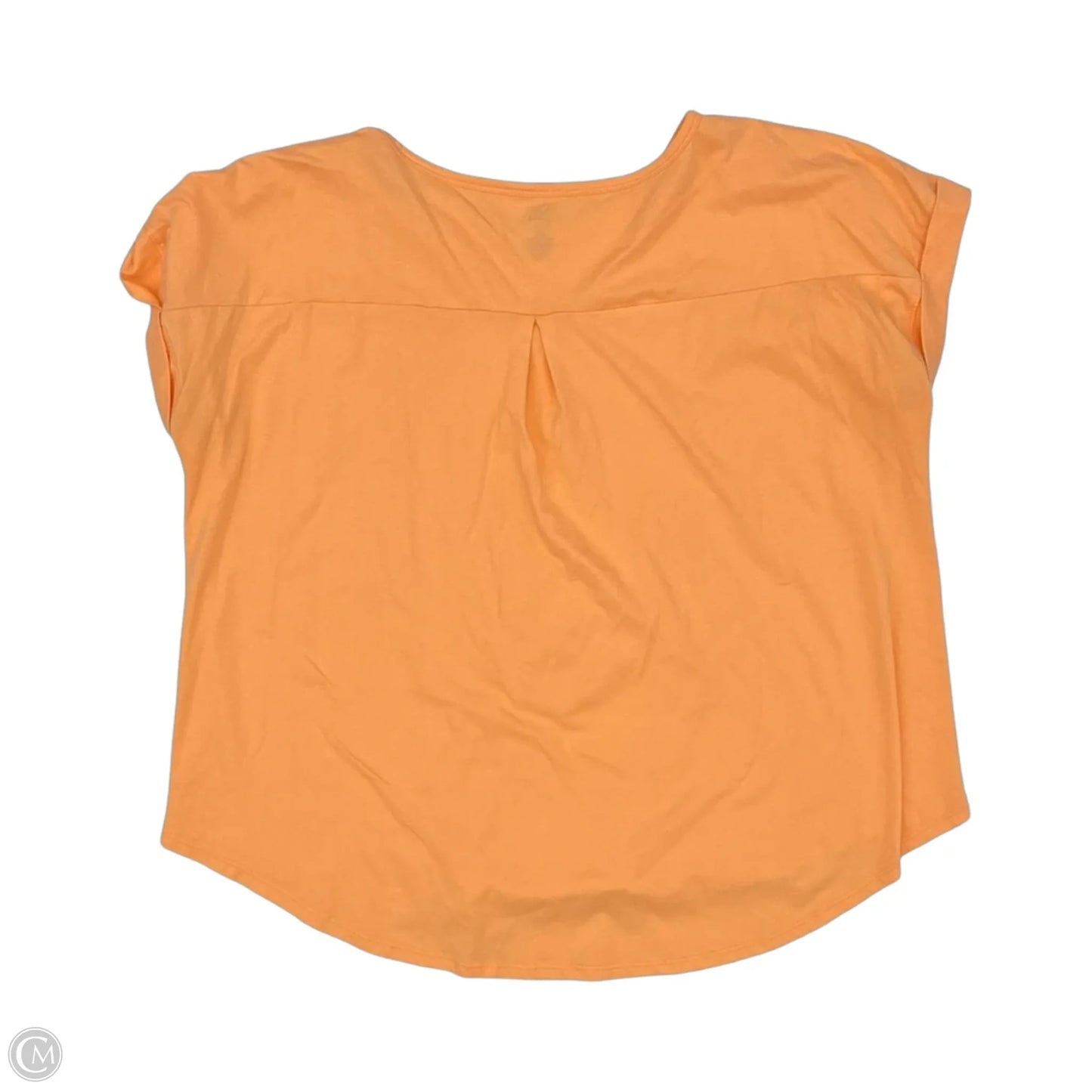 Top Short Sleeve By Cato In Orange, Size: 3x