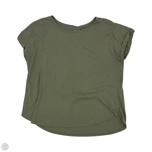 Top Short Sleeve By Cato In Green, Size: 1x