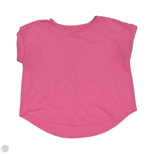 Top Short Sleeve By Cato In Pink, Size: 3x