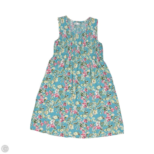 Dress Casual Midi By Croft And Barrow In Floral Print, Size: Xxl