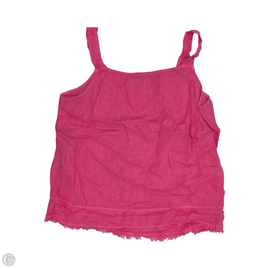 Top Sleeveless By Charlie B In Pink, Size: S
