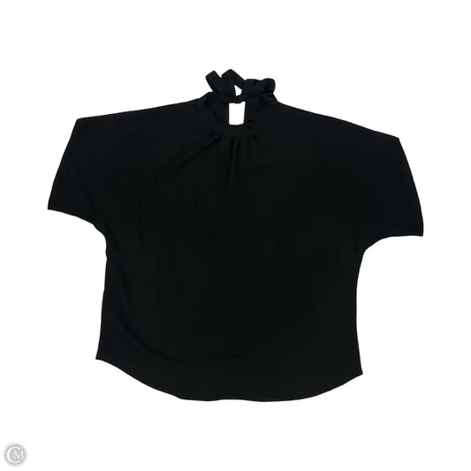 Blouse Short Sleeve By Cmf In Black, Size: Xl