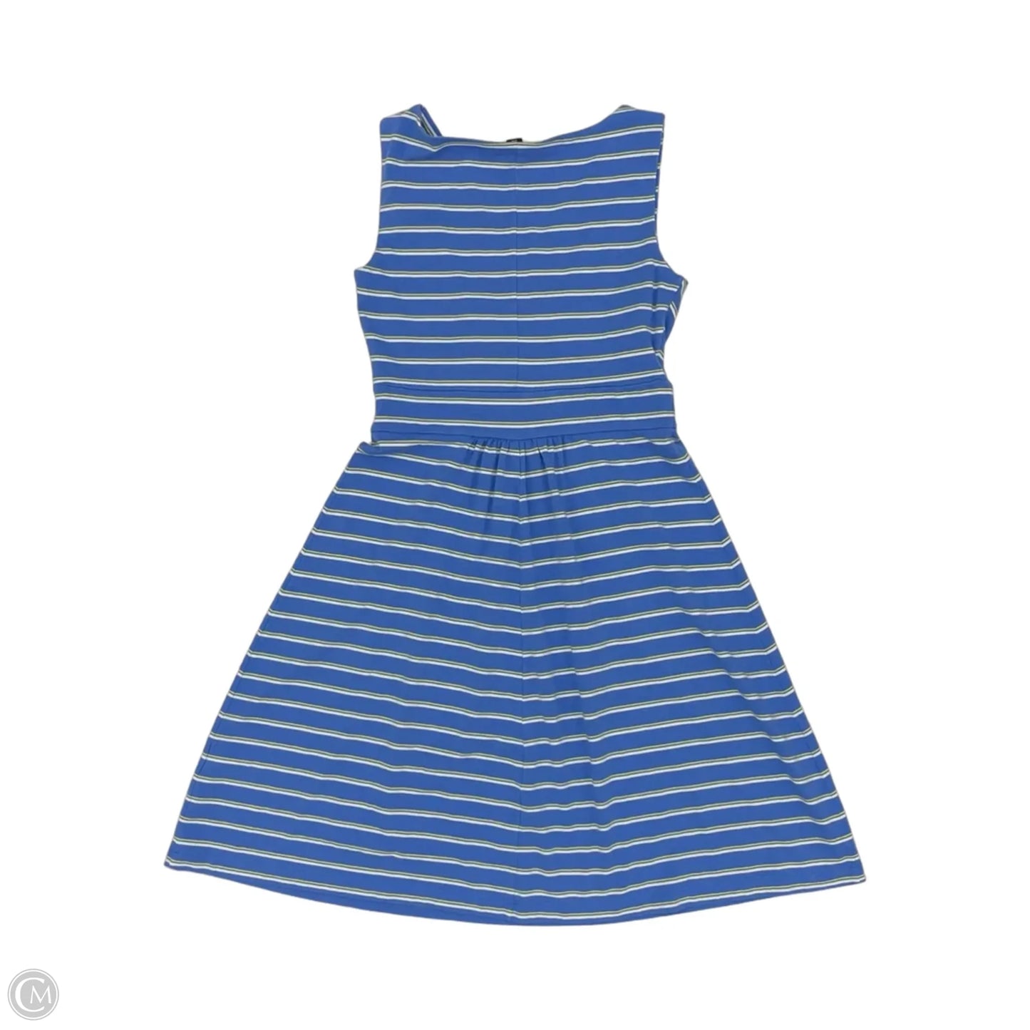 Dress Casual Midi By Lands End In Striped Pattern, Size: S