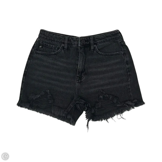 Shorts By Kancan In Black Denim, Size: 4
