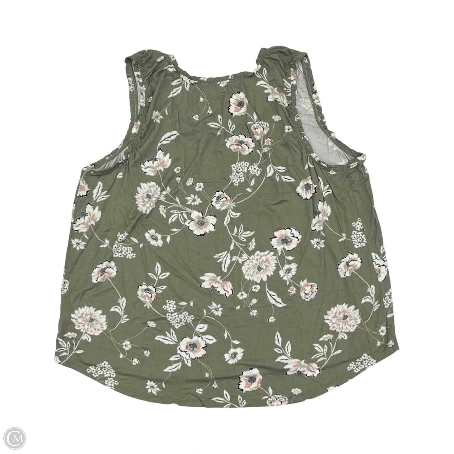 Top Sleeveless By Maurices In Floral Print, Size: 2x