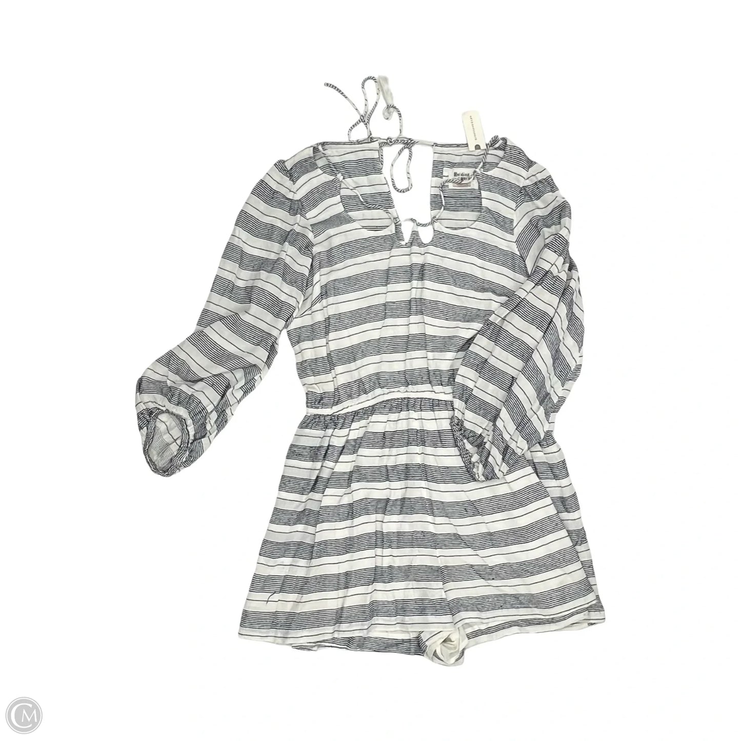 Romper By Holding Horses In Black & Cream, Size: L