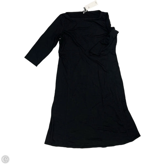 Dress Casual Midi By Eileen Fisher In Black, Size: M