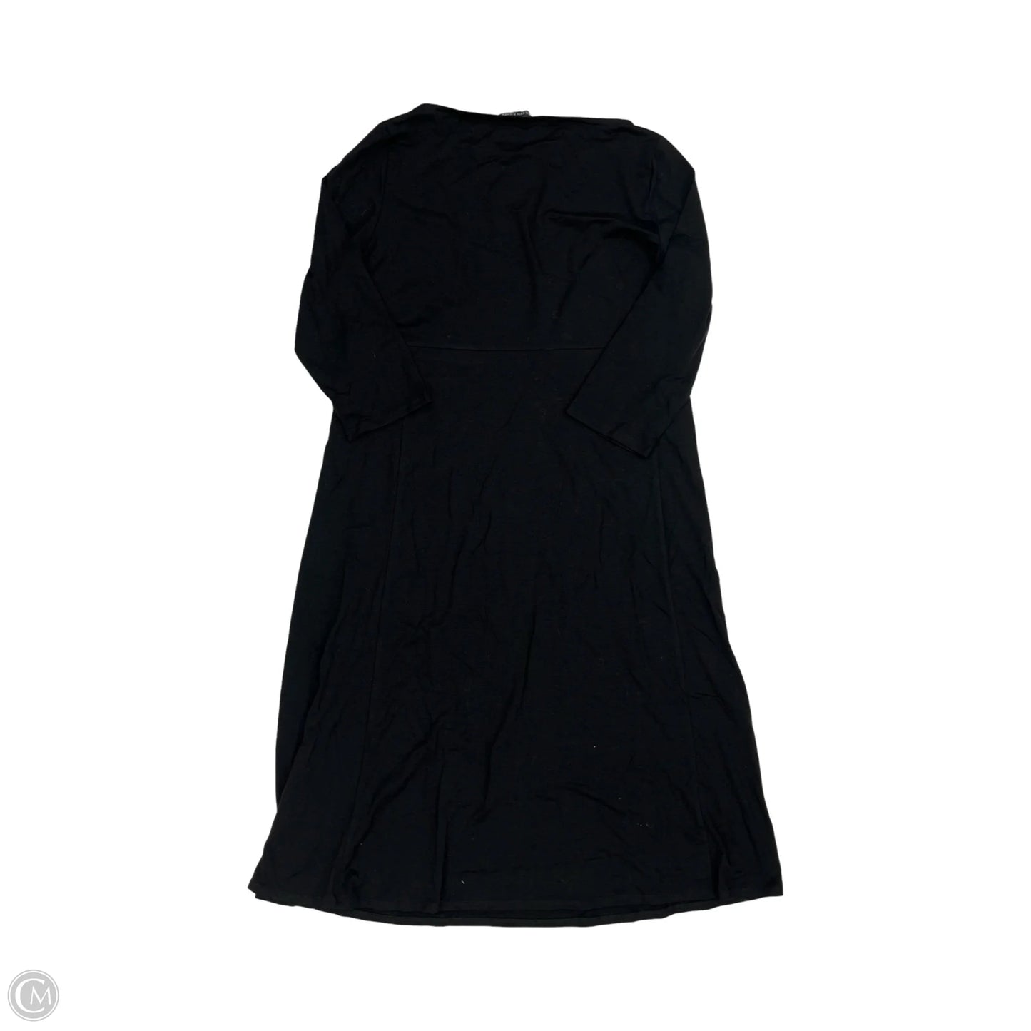 Dress Casual Midi By Eileen Fisher In Black, Size: M