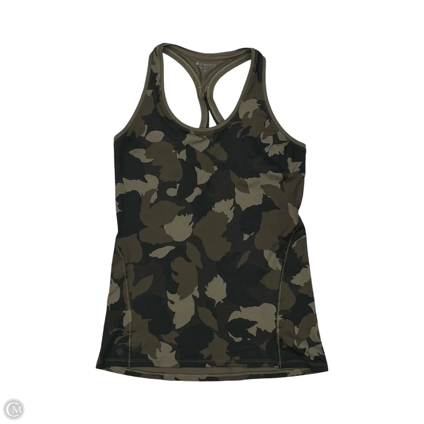 Athletic Tank Top By Athleta In Camouflage Print, Size: S