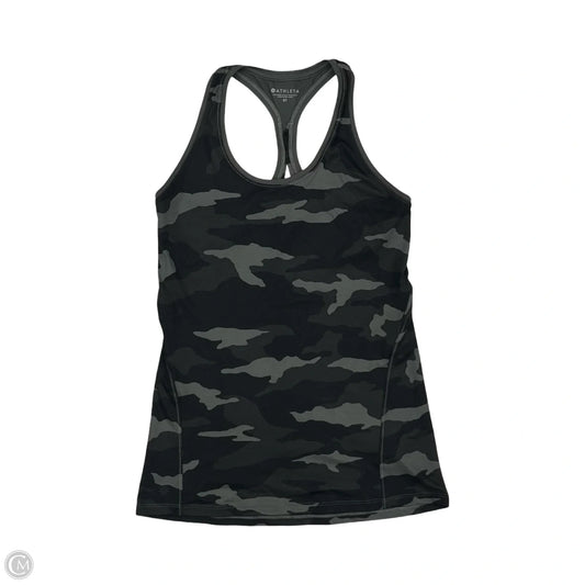 Athletic Tank Top By Athleta In Camouflage Print, Size: S