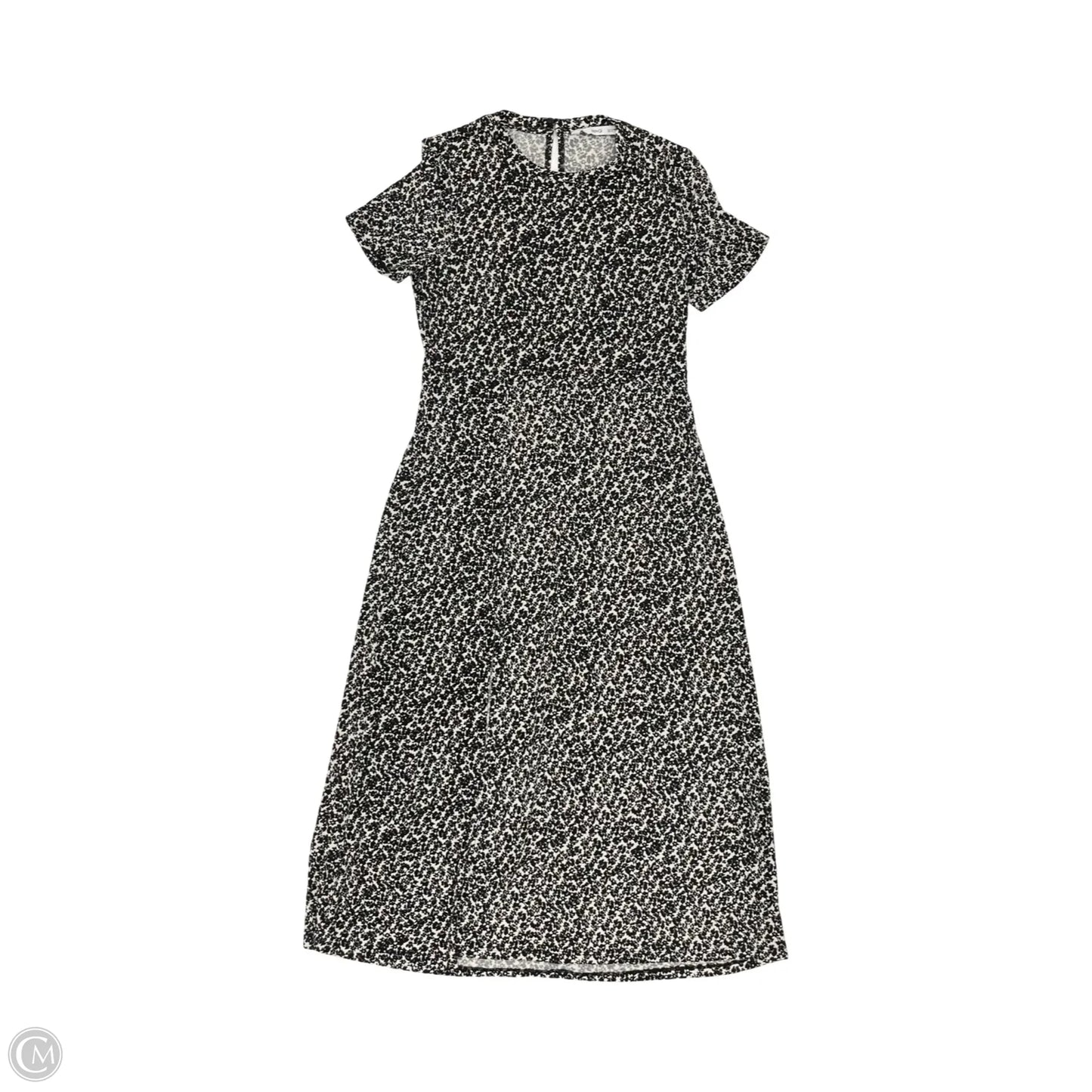 Dress Party Midi By Mng In Black & Cream, Size: S
