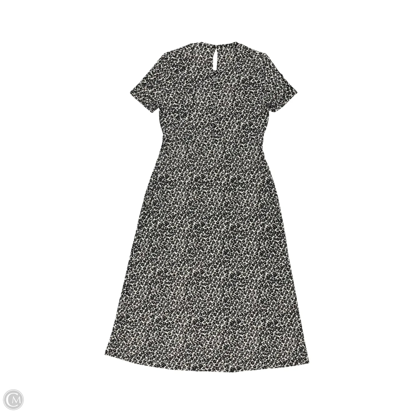 Dress Party Midi By Mng In Black & Cream, Size: S