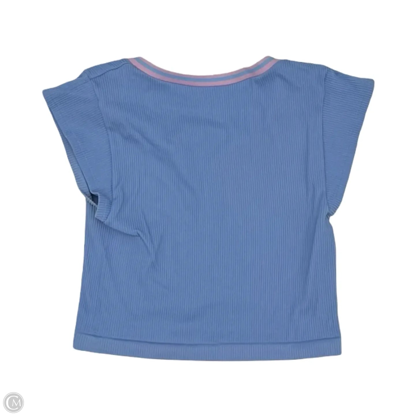 Top Short Sleeve By Out From Under In Blue & Pink, Size: M