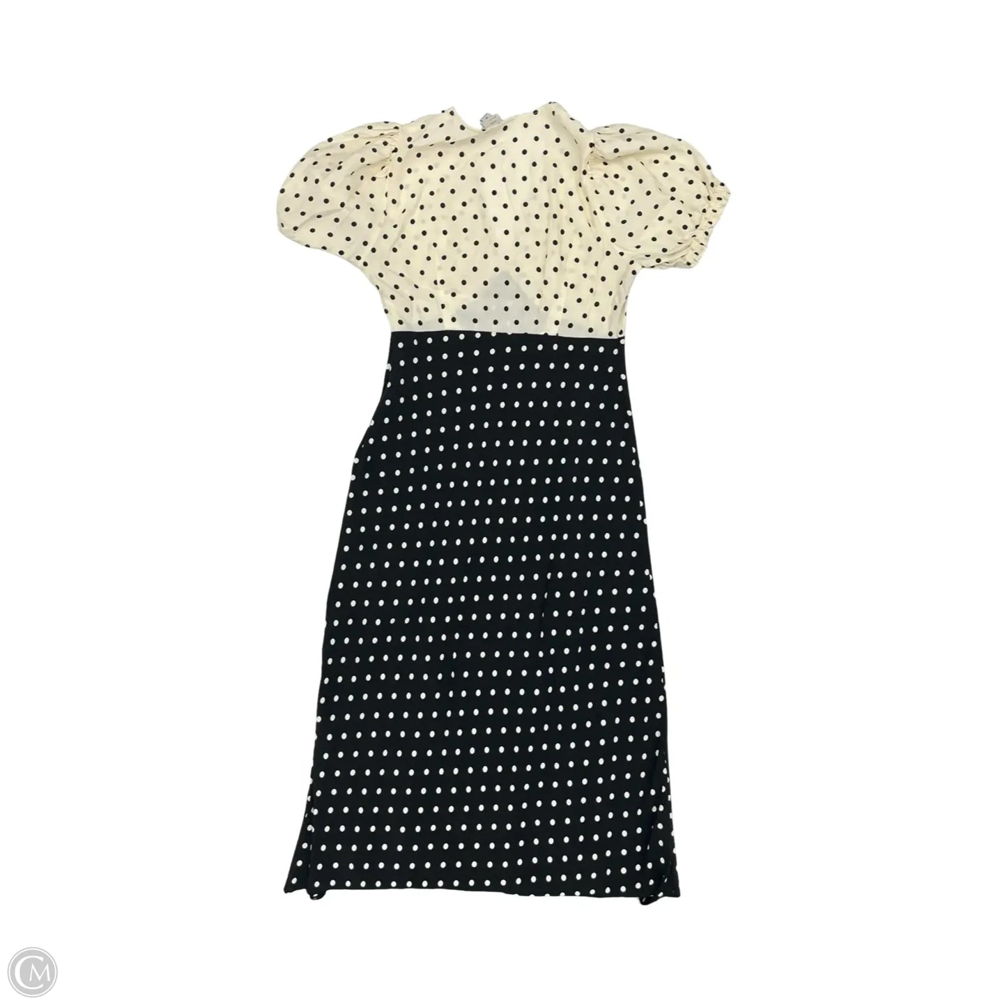Dress Party Midi By A New Day In Polkadot Pattern, Size: M