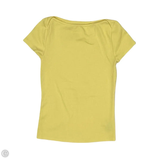 Top Short Sleeve By Old Navy In Yellow, Size: S